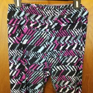 Lularoe Wild Stripe Tall & Curvy Leggings